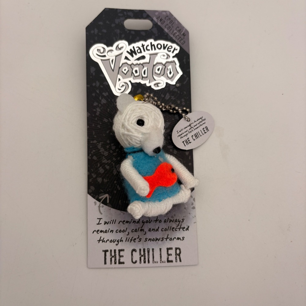 Watchover Voodoo The Chiller Polar Bear String Doll Keychain Mascot Ref 251 NEW